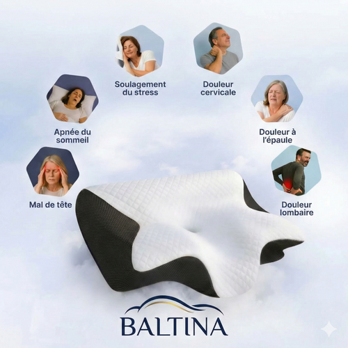 L'Oreiller ErgoNuit™ – Sommeil Orthopédique & Alignement Cervical