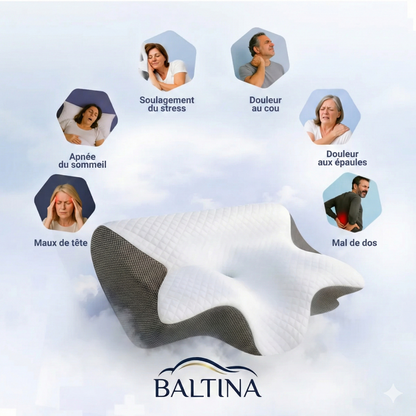 L'Oreiller ErgoNuit™ – Sommeil Orthopédique & Alignement Cervical